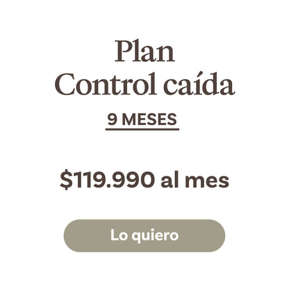 Plan 2: Control Caída x 9 meses